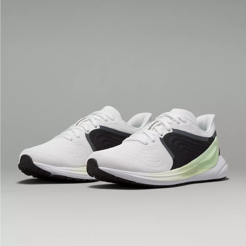 Lululemon Women's Blissfeel 2 White and Black Athletic Running Shoes - Size 10